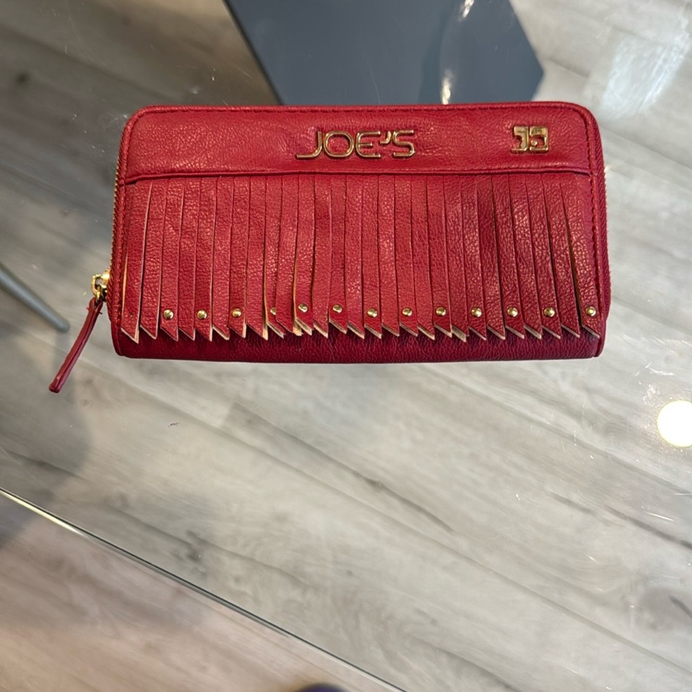 Joe’s Red Leather Wallet